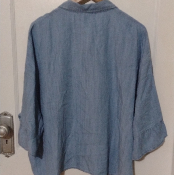 NWT Coldwater Creek Indigo Shirt 2X - Picture 9 of 11